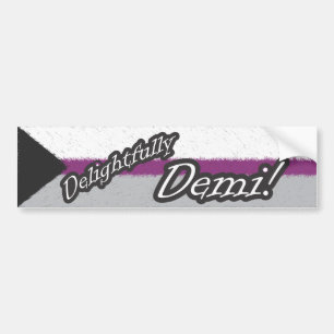 Autocollant De Voiture Délicieusement Demi ! Adhésif pour pare-chocs