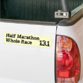 Autocollant De Voiture Demi de course de MarathonWhole, 13,1 (Sur camion)