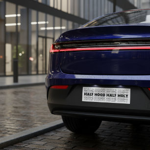 Autocollant De Voiture Demi-Hood Demi-Holy Bumper Sticker