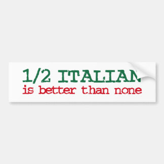 Autocollant De Voiture Demi-italien