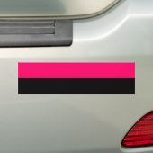 Autocollant De Voiture Demi-noir et rose vif (En voiture)
