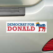 Autocollant De Voiture Démocrate pour Donald --.png (En voiture)