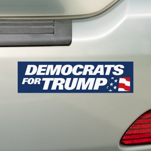 Autocollant De Voiture Démocrates Pour Trump 2024 (En voiture)