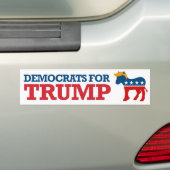 Autocollant De Voiture Démocrates Pour Trump —.png (En voiture)