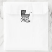 Autocollant de voiture d'enfant vintage (Sac)
