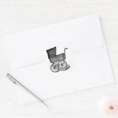 Autocollant de voiture d'enfant vintage (Enveloppe)