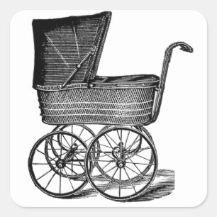 Autocollant de voiture d'enfant vintage