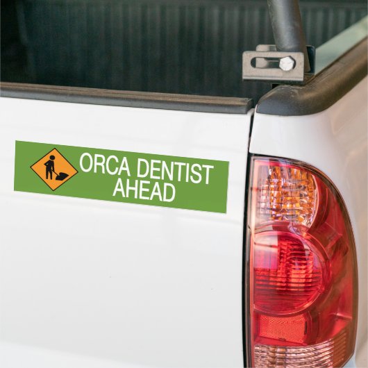 Autocollant De Voiture Dentiste Orca (Sur camion)