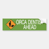 Autocollant De Voiture Dentiste Orca (Devant)