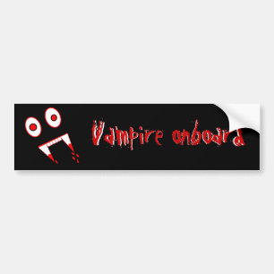 Autocollant De Voiture Dents de vampire de Halloween