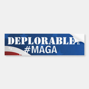 Autocollant De Voiture Déplorable je #MAGA/rend l'Amérique grande encor