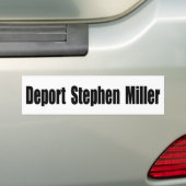 Autocollant De Voiture Déportation de Stephen Miller (En voiture)