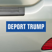 AUTOCOLLANT DE VOITURE DÉPORTER TRUMP (En voiture)