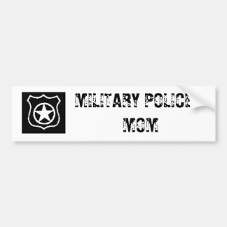 AUTOCOLLANT DE VOITURE DÉPUTÉ BRITANNIQUE, MAMAN DE POLICE MILITAIRE