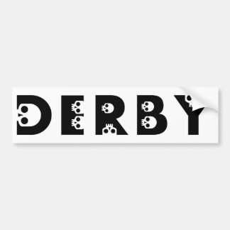 Autocollant De Voiture Derby : skullphabet
