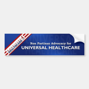 Autocollant De Voiture Des Américains 4 de soins de santé bumpersticker