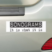 Autocollant De Voiture Des sonogrammes il est (En voiture)