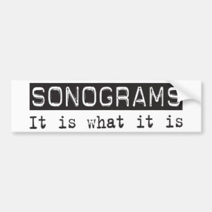 Autocollant De Voiture Des sonogrammes il est