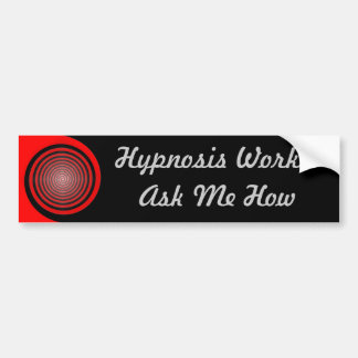Autocollant De Voiture Des travaux d'hypnose - demandez-moi comment,