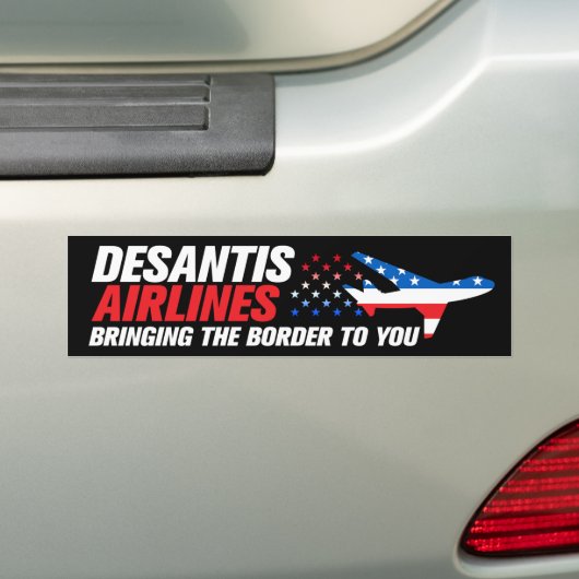 Autocollant De Voiture DeSantis Airlines Funny Ron DeSantis 2024 (En voiture)