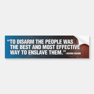 Autocollant De Voiture Désarmez les personnes