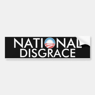 Autocollant De Voiture Déshonneur national d'Obama