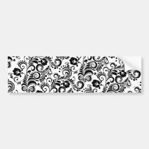 Autocollant De Voiture Design arrière - plan noir blanc