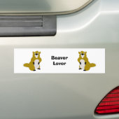 Autocollant De Voiture Design Beaver (En voiture)