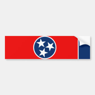 Autocollant De Voiture Design du drapeau d'état du Tennessee