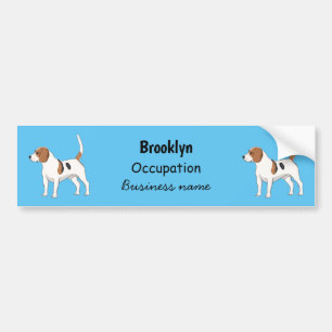 Autocollant De Voiture dessin animé de chien beagle