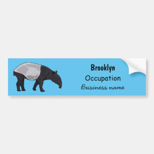 Autocollant De Voiture Dessin sur Tapir