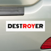 Autocollant De Voiture Destroyer Roy (En voiture)