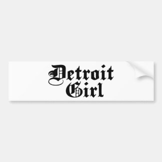 Autocollant De Voiture Detroit Girl