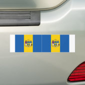Autocollant De Voiture Deux drapeaux de Philadelphie (En voiture)