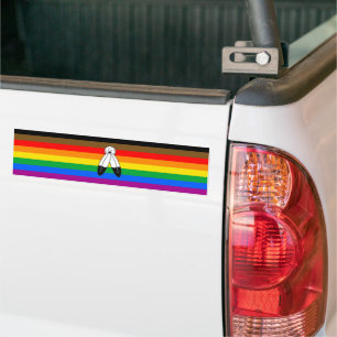 Autocollant De Voiture Deux-Esprit Les gens de la Fierté de couleur