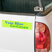 Autocollant De Voiture Devenez écolo de bleu de vote (Sur camion)