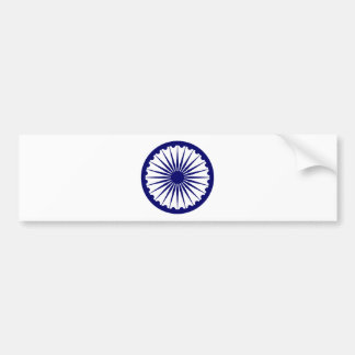 Autocollant De Voiture Dharma Chakra d'Ashoka