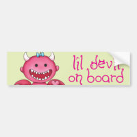 Diable mignon de fille