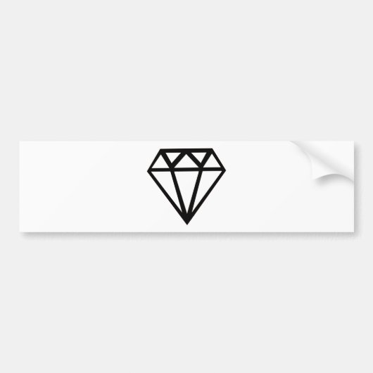 Autocollant De Voiture Diamant ! (Devant)