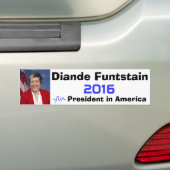 Autocollant De Voiture Diande Funtstain pour le président adhésif pour (En voiture)