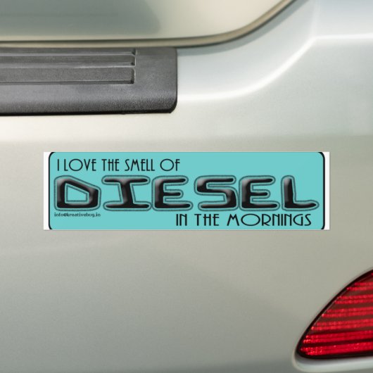 AUTOCOLLANT DE VOITURE DIESEL (En voiture)