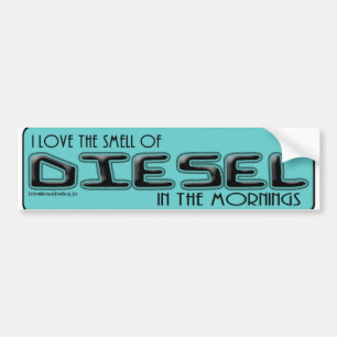 AUTOCOLLANT DE VOITURE DIESEL