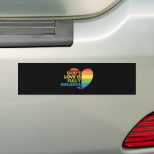 Autocollant De Voiture Dieu Gay Chrétien Lgbt