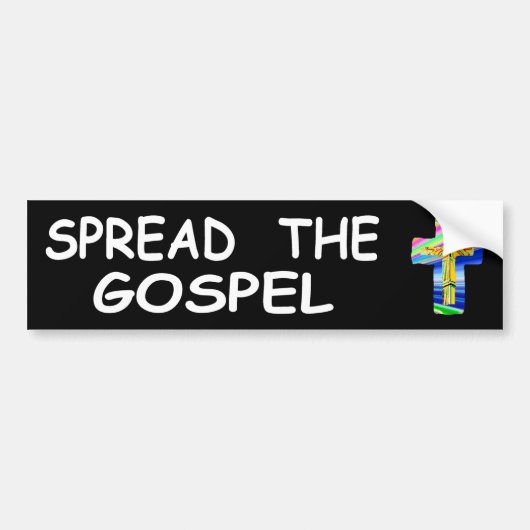 Autocollant De Voiture Diffuser L'Évangile (Devant)