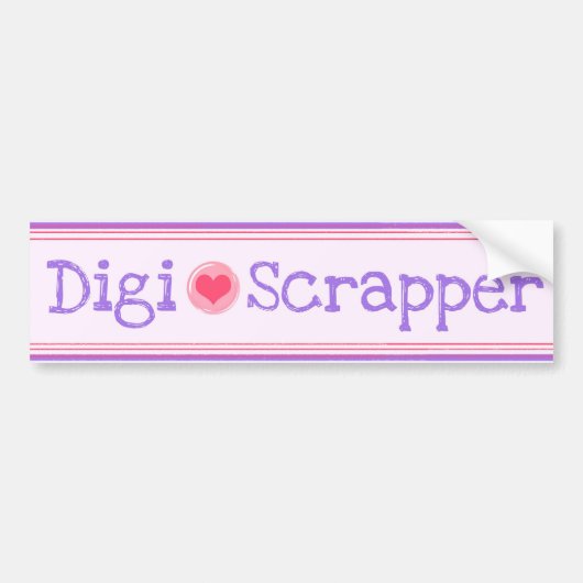 Autocollant De Voiture Digi-Scrapper (Devant)