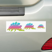 Autocollant De Voiture Dinosaure de Stegosaurus (En voiture)