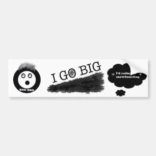 Autocollant De Voiture disparaissent grand, le bro de sno, identification