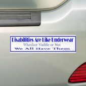 Autocollant De Voiture disrlikeunderwear (En voiture)