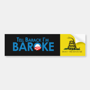 Autocollant De Voiture Dites Barack Im Baroke
