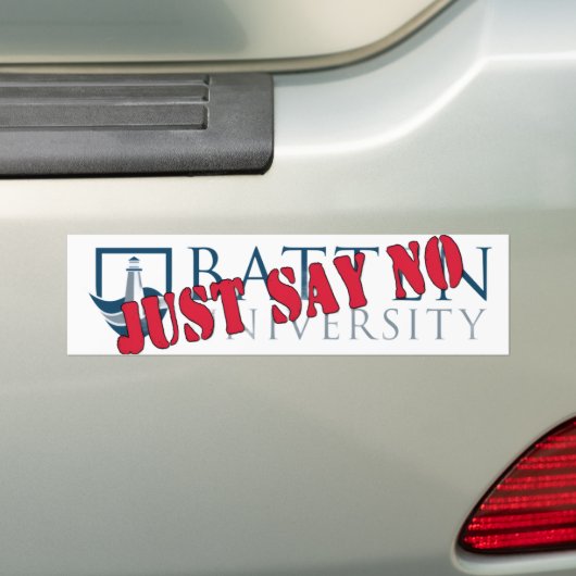 Autocollant De Voiture Dites simplement non Sticker pare-chocs (En voiture)